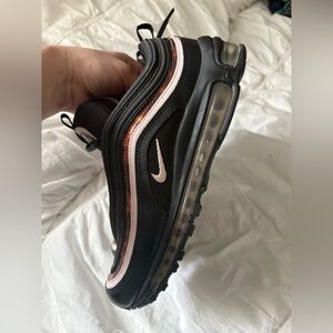 Nike Air Max 97 Black Pink Rose Gold Women’s Sneakers 9.5